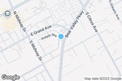 Map image of the property - 2152 Bear Valley Pky