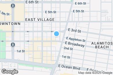 Map image of the property - 731 E Broadway