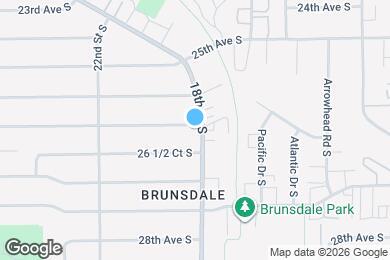 Map image of the property - 2601 18th St S