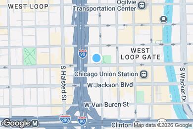 Map image of the property - 728 W Adams St