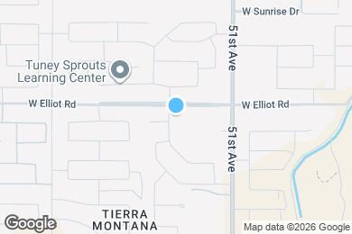Map image of the property - 10839 S 52nd Dr