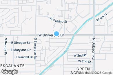 Map image of the property - 2727 E University Dr