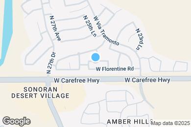 Map image of the property - 2531 W Old Paint Trail
