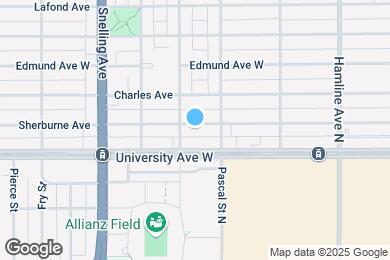 Map image of the property - 1480 Sherburne Ave