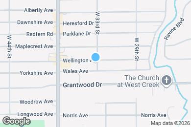 Map image of the property - 3303 Wellington Ave