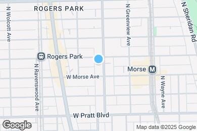 Map image of the property - 6960 N Ashland Blvd