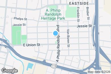 Map image of the property - 743 Pippin St