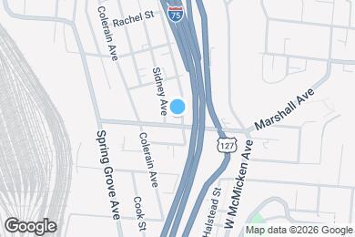 Map image of the property - 1042 Marshall Ave