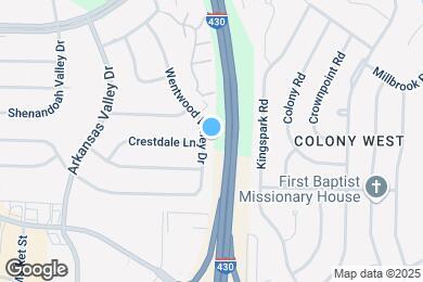 Map image of the property - 2221 Wentwood Valley Dr