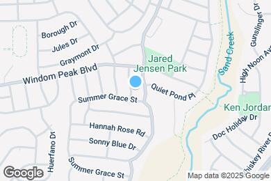 Map image of the property - 6421 Lazy Stream Way