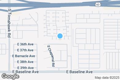 Map image of the property - 2267 E 35th Ave