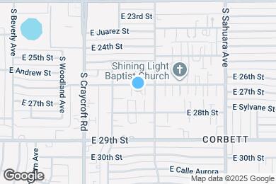 Map image of the property - 5636 E 26th St