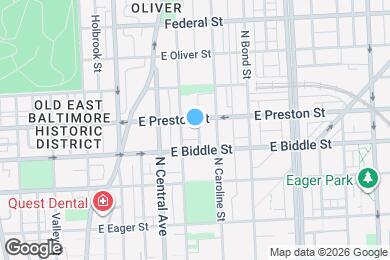 Map image of the property - 1222 N Spring St