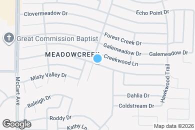 Map image of the property - 2717 Ctr Crk Ln