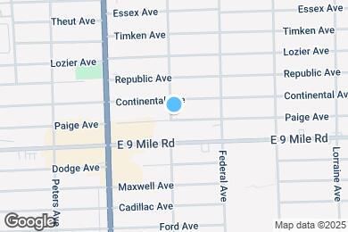 Map image of the property - 8203 Paige Ave