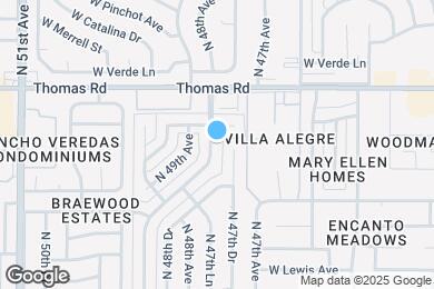Map image of the property - 2819 N 48th Ln