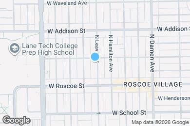 Map image of the property - 3450 N Leavitt St