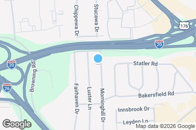 Map image of the property - 1819 Morninghill Dr