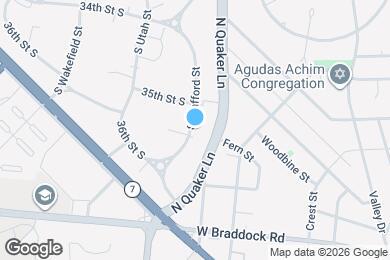 Map image of the property - 3537 S Stafford St