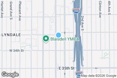 Map image of the property - 3317 Nicollet Ave S