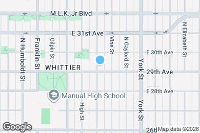 Map image of the property - 3034 N Williams St