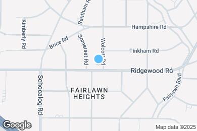 Map image of the property - 2343 Ridgewood Rd