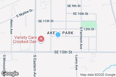Map image of the property - 1400 S Irving St