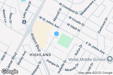 Map image of the property - 7101 Guadalupe St