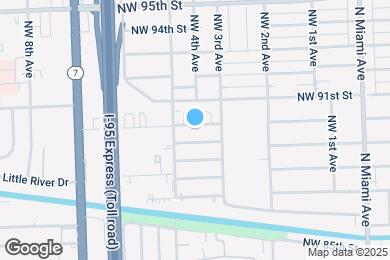 Map image of the property - 460 NW 90th St