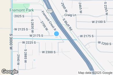 Map image of the property - 2649 W 2175 S