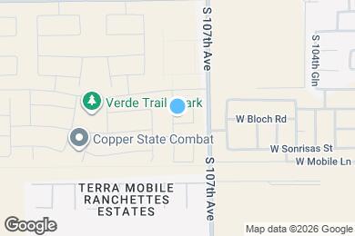 Map image of the property - 10746 W Bloch Rd