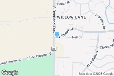 Map image of the property - 3025 W Stuart St