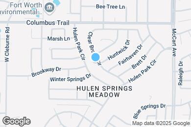 Map image of the property - 7956 Clear Brook Cir