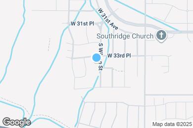 Map image of the property - 3332 S Wilson St