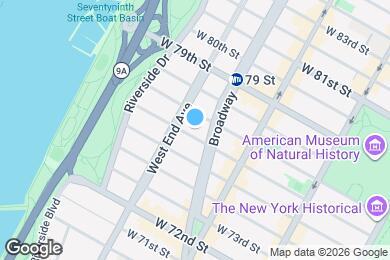 Map image of the property - Renovated Cozy 1 bed 1 bath with washer and dryer. / WEST 76 STREET