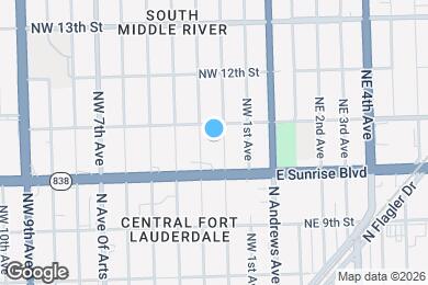 Map image of the property - 1035 NW 2nd Ave