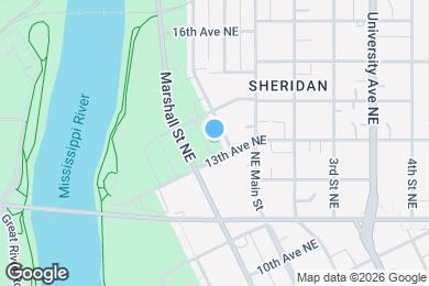 Map image of the property - 1312 Grand St NE