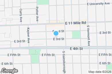 Map image of the property - 939 E 3rd St