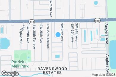 Map image of the property - 2630 SW 49th Ct