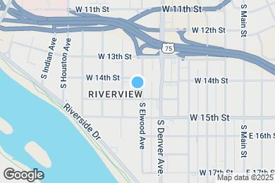 Map image of the property - 1418 South Elwood Avenue