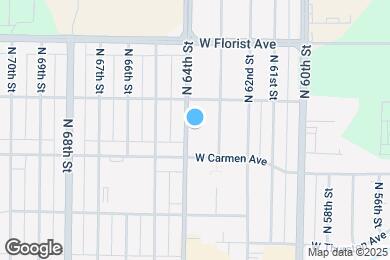 Map image of the property - 5834 N 64th St