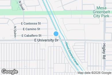 Map image of the property - 4837 E Caballero Cir