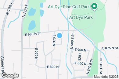 Map image of the property - 949 N 400 E