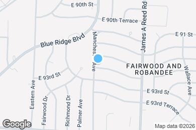 Map image of the property - 9207 Manchester Ave