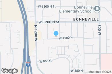 Map image of the property - 1078 W 1100 N