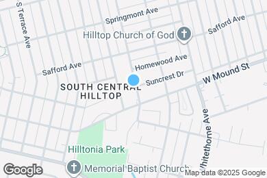 Map image of the property - 731 S Highland Ave