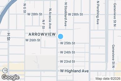 Map image of the property - 484 W 25th