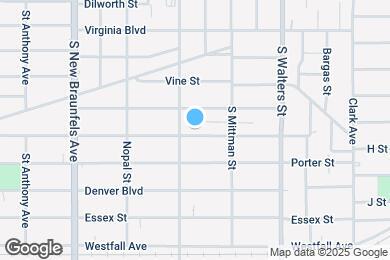 Map image of the property - Room in House on Delmar St