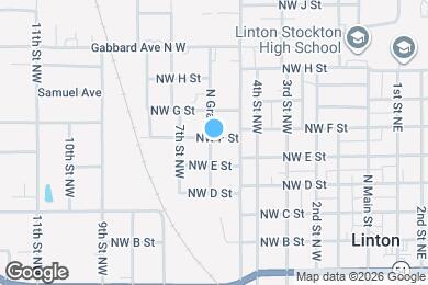 Map image of the property - 587 F St NW
