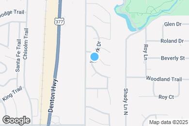 Map image of the property - 709 W Park Dr